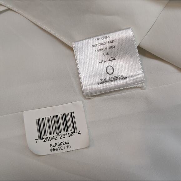 BCBGMaxAzria Annika White Strapless Dress 10 Bridal Y2K - Picture 9 of 11